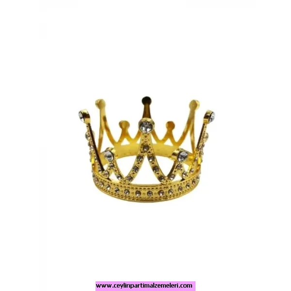 Lüks Tam Tur 7cm Taç